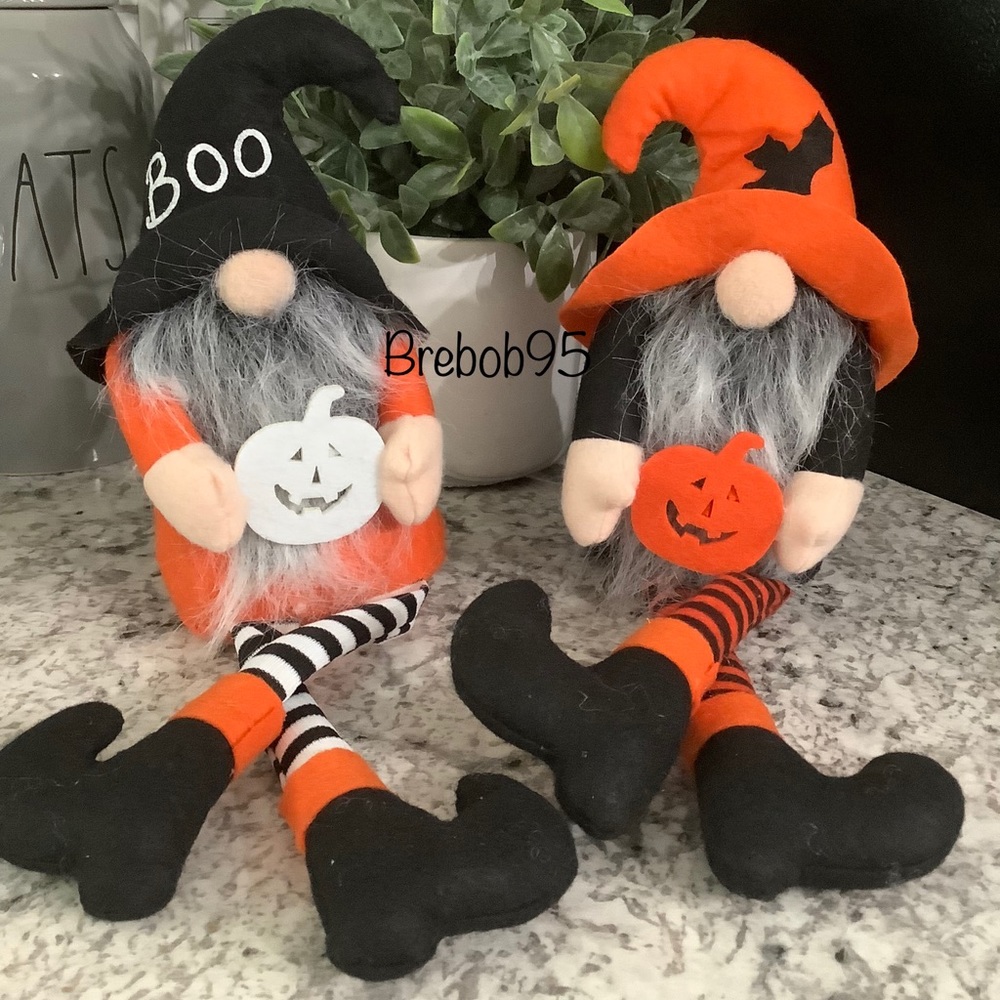 Halloween Shelf sitting gnomes - set 2 LAST SET